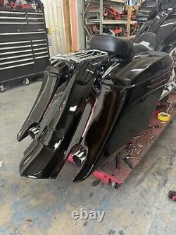 Harley Davidson 1997-2007 Flh Touring Bagger 5/10 Stretched Saddlebags Dual