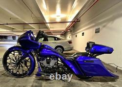 Harley Davidson 1997-2007 Flh Touring Bagger 5/10 Stretched Saddlebags Dual