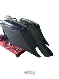 Harley Davidson 1997-2007 Flh Touring Bagger 5/10 Stretched Saddlebags Dual