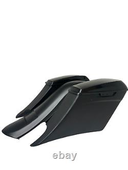 Harley Davidson 1997-2007 Flh Touring Bagger 5/10 Stretched Saddlebags Dual