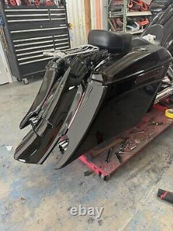 Harley Davidson 1997-2007 Flh Touring Bagger 5/10 Stretched Saddlebags Dual