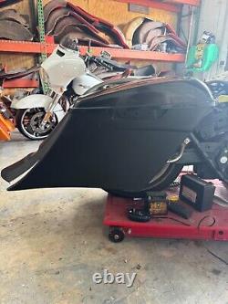 Harley Davidson 1997-2008 Flh Touring Bagger 5 Stretched Saddlebags & Fender