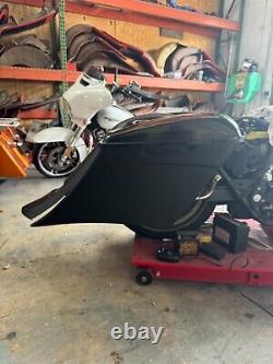 Harley Davidson 1997-2008 Flh Touring Bagger 5 Stretched Saddlebags & Fender