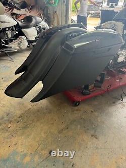 Harley Davidson 1997-2008 Flh Touring Bagger 5 Stretched Saddlebags & Fender