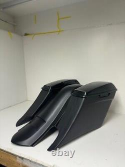 Harley Davidson 1997-2008 Flh Touring Bagger 5 Stretched Saddlebags & Fender