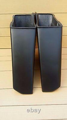 Harley Davidson 5 Saddlebags No Exhaust Cut Out For Touring Baggers 1996-2013