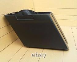Harley Davidson 5 Saddlebags No Exhaust Cut Out For Touring Baggers 1996-2013