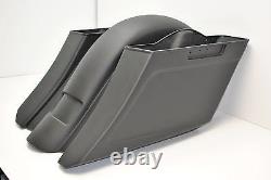 Harley Davidson 6 Angle Cut Stretched Saddlebags & Fender 4 Touring Bagger FLH