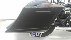 Harley Davidson 6x9 Lids angled Bottom SaddleBags overlay Fender Bagger Flh