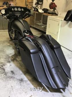 Harley Davidson 7 Extended Saddlebags, Rear Fender Complete Touring 2014-2019