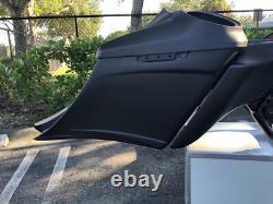 Harley Davidson 7 Extended Saddlebags, Rear Fender Complete Touring 2014-2023