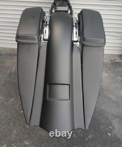 Harley Davidson 7 Stretched Saddlebags And Rear Fender 2009-2013 Touring Bagger