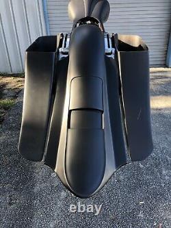 Harley Davidson 7 Stretched Saddlebags And Rear Fender 2009-2013 Touring Bagger