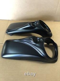 Harley Davidson 8 Inch Speaker Lids With Tweeter For Touring Bikes 97-13 Baggers