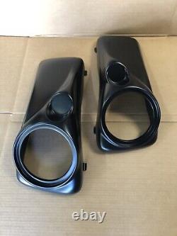 Harley Davidson 8 Inch Speaker Lids With Tweeter For Touring Bikes 97-13 Baggers