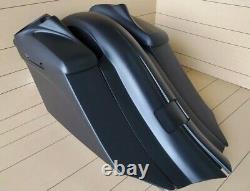 Harley Davidson 8 With Tweeter Lids Saddlebags Street Glide Rk 1997- 2008