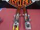 Harley Davidson BAGGER Dual Disc Chrome GENUINE OEM 00-L Fork Slider Legs