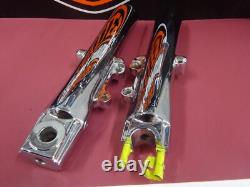 Harley Davidson BAGGER Dual Disc Chrome GENUINE OEM 00-L Fork Slider Legs