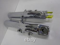 Harley Davidson BAGGER Dual Disc Chrome GENUINE OEM 00-L Fork Slider Legs