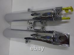 Harley Davidson BAGGER Dual Disc Chrome GENUINE OEM 00-L Fork Slider Legs