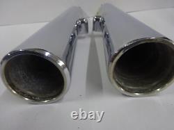 Harley Davidson BAGGER Dual Disc Chrome GENUINE OEM 00-L Fork Slider Legs