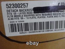 Harley Davidson BAGGER NOS/OEM 52300257 Chrome QUICK RELEASE SISSYBAR NO PAD