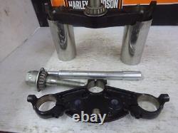 Harley Davidson BAGGER OEM Take Off 49mm Triple Trees/AXLE/Covers 2014L Touring