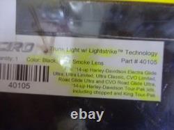 Harley Davidson BAGGER RPL BLACK TRUNK LIGHT WithLIGHTSTRIKE TECH & WithSMOKE LENS