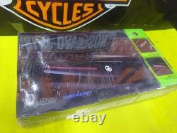 Harley Davidson BAGGER RPL SADDLEBAG CHROME HINGE WithSMOKE LENS LED LIGHTS