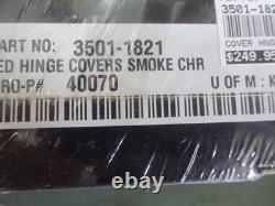 Harley Davidson BAGGER RPL SADDLEBAG CHROME HINGE WithSMOKE LENS LED LIGHTS