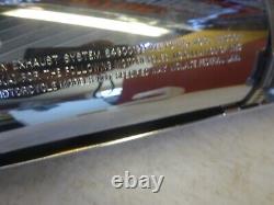 Harley Davidson BAGGER'S MULTI-FIT CHROME USED BILLET BLACK TIP EXHAUST MUFFLERS