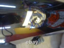 Harley Davidson BAGGER'S MULTI-FIT CHROME USED BILLET BLACK TIP EXHAUST MUFFLERS