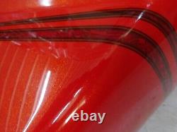 Harley Davidson BAGGER Used Genuine OEM ORANGE with DOUBLE STRIPE Saddlebag