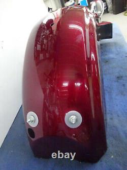 Harley Davidson Bagger FL Genuine OEM Rear Velocity Red Sunglow Fender Assembly