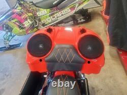 Harley Davidson Bagger Fiberglass Touring 8 Speaker Tour Pack