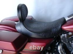 Harley-Davidson Bagger Solo & Backrest Street Glide Road Glide