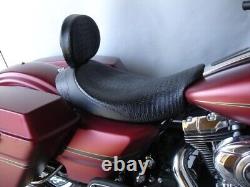 Harley-Davidson Bagger Solo & Backrest Street Glide Road Glide