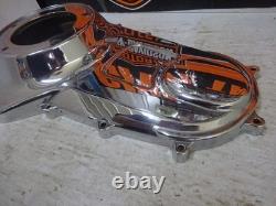 Harley Davidson Bagger USED OEM 60685-07 CHROME 5-HOLE DERBY PRIMARY COVER