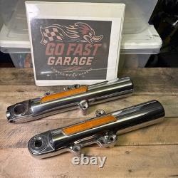 Harley Davidson Chrome Lower Fork Legs 14-23 Touring! Genuine OEM! Bagger