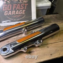 Harley Davidson Chrome Lower Fork Legs 14-23 Touring! Genuine OEM! Bagger