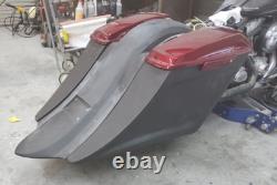 Harley Davidson Down And Out Stretched Saddlebags and fender Flh Bagger 97-08