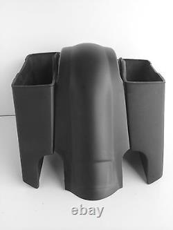 Harley Davidson Down & Out Stretched Extended SaddleBags fender Touring 97-2008