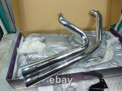 Harley Davidson Drag Style Exhaust System 86'-16' Softail Chrome BB-EXST-1001C