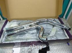 Harley Davidson Drag Style Exhaust System 86'-16' Softail Chrome BB-EXST-1001C