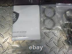 Harley Davidson Drag Style Exhaust System 86'-16' Softail Chrome BB-EXST-1001C