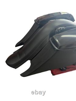 Harley Davidson Flh Touring Bagger 5/9 Stretched Saddlebags & Fender 2014-2023
