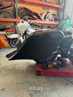Harley Davidson Flh Touring Bagger 5/9 Stretched Saddlebags & Fender 2014-2023