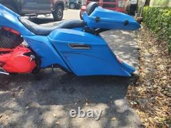 Harley Davidson Flh Touring Bagger 5/9 Stretched Saddlebags & Fender 2014-2023