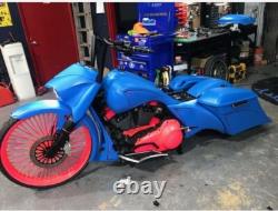 Harley Davidson Flh Touring Bagger swoop Back Stretched Saddlebags