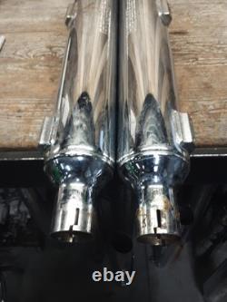 Harley Davidson OEM Softail Fishtail Left Right Muffler 65655-00 65679-97 Bagger